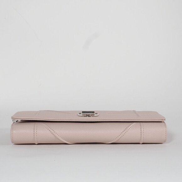 Christian Dior Diorama Wallet on Chain in Blush Grained Calfskin - Picture 9 of 14